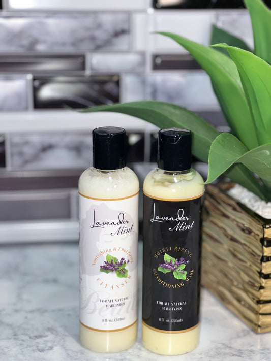 All-Natural moisturizing hydrating shampoo and conditioner